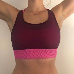 Alo Sports Bra in Pink & Plum💕💜